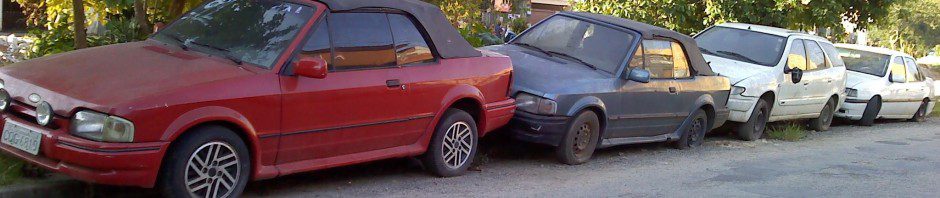 Ford Escort XR3 (Dois! E conversíveis!!!)