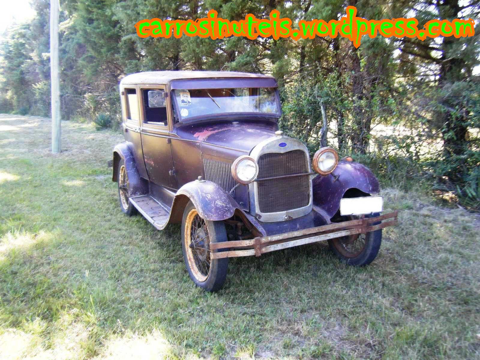 ??? Ford A 1929 Sedan, no Uruguai (fotos: Pablo)