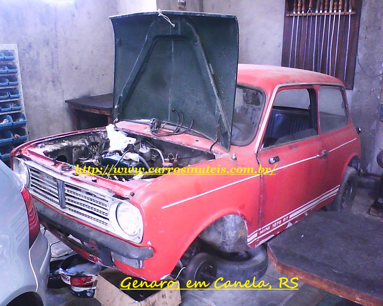 Austin Mini 1275 GT, em Canela-RS (dica de correção: Rafael)