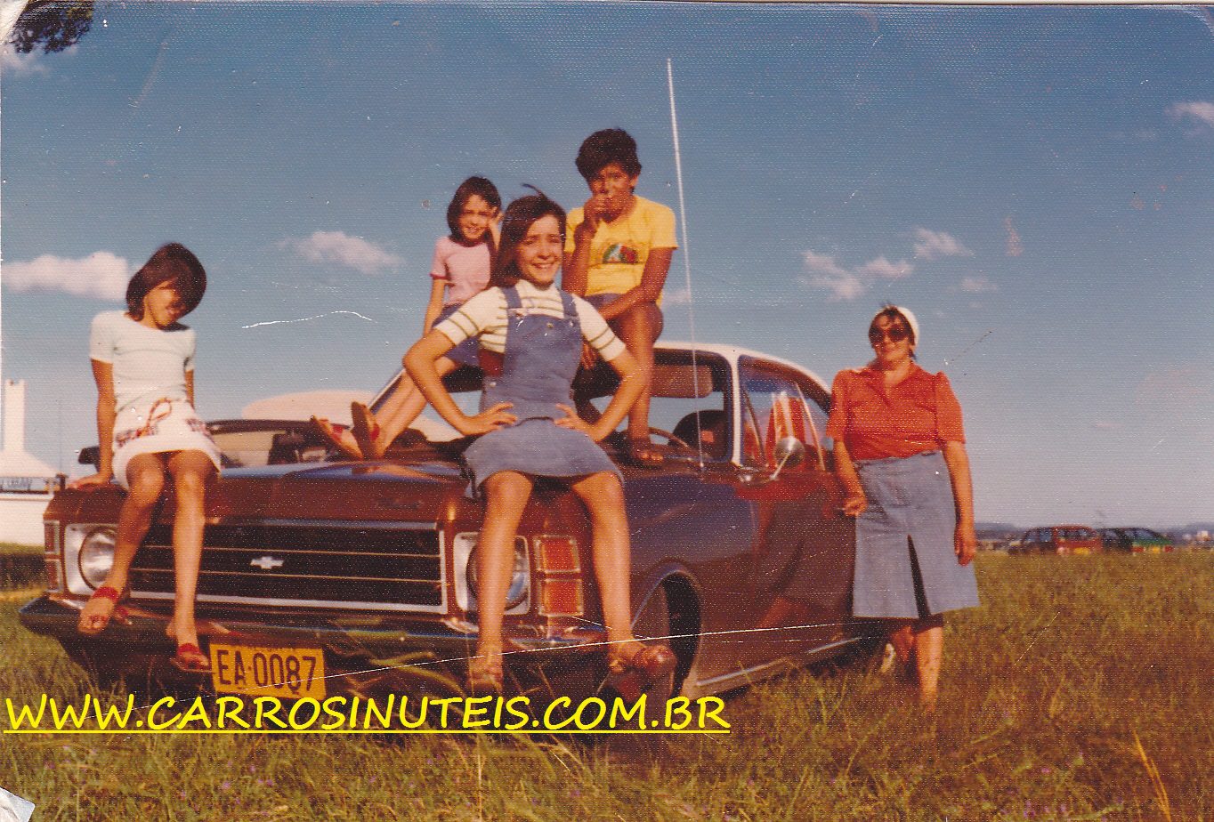 GM Opala, fotos do rico acervo pessoal de Elisete Dutra; a caminho da “fronteira seca”: Brasil-Uruguai