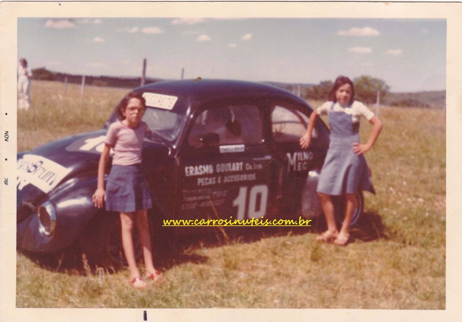 VW Fusca, Alegrete, RS, foto antiga enviada por Elisete Dutra