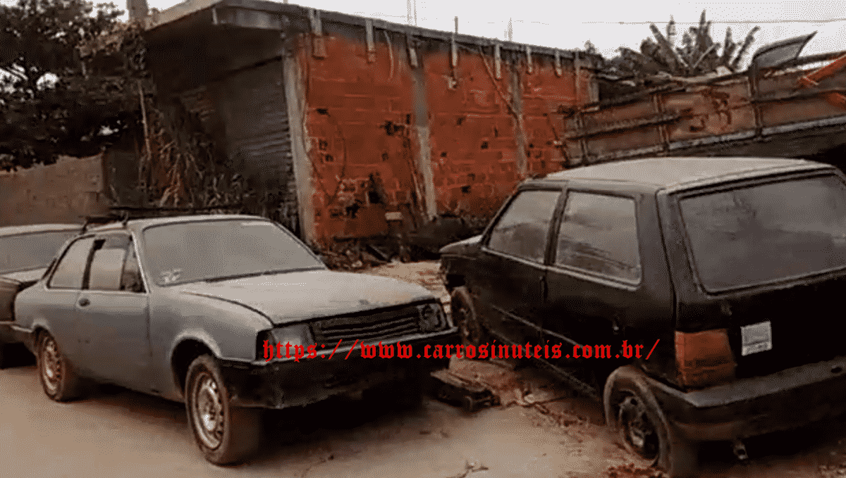 Dupla Fiat Uno e GM Chevette – Igor Vieira – Duque de Caxias, RJ
